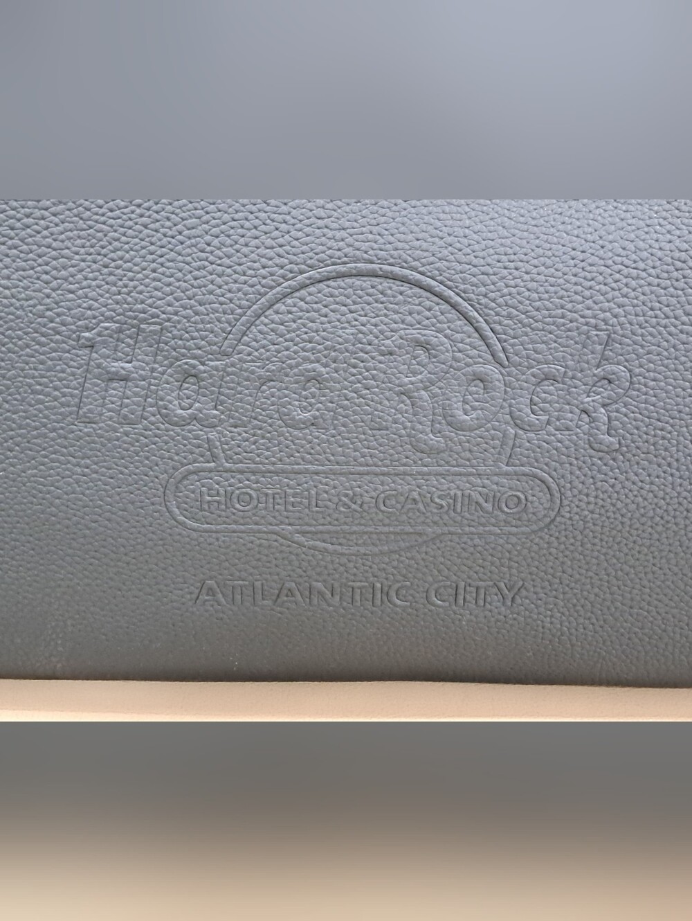 Hard Rock Hotel & Casino Atlantic City Black Pebbled Duffle Bag- New Without Tag